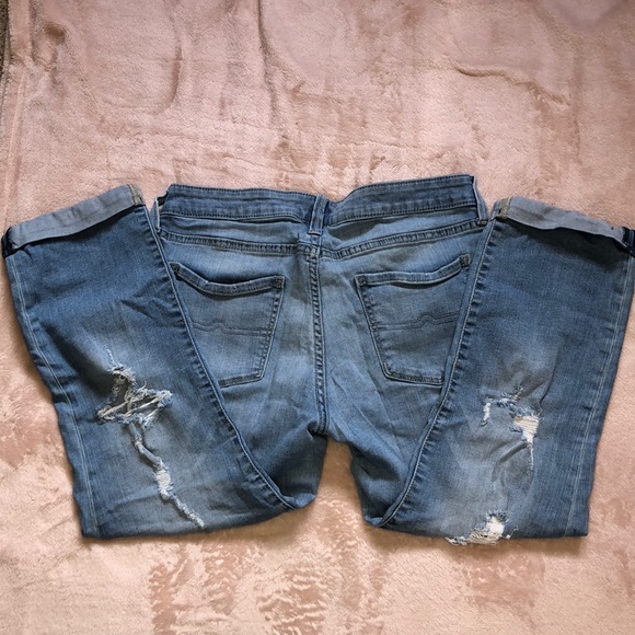 Arizona Brand Jeans Ankle & Cropped, Ripped - Picture 2 of 3